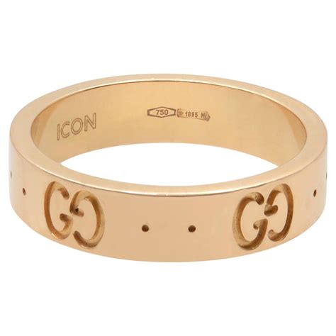 gucci 18 karat gold ring|gucci icon 18k ring.